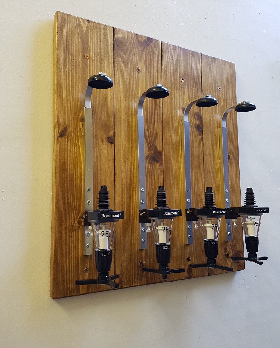 Home Optics Wall Bar Rustic Wood for Spirits Display Etsy UK