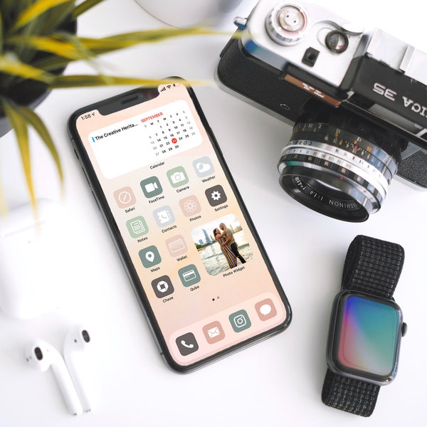 Pretty Pastel iPhone iOS 14 App Icons | 40 pack