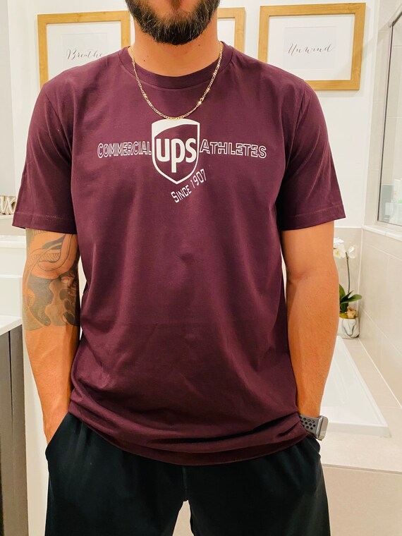 UPS United Parcel Service T Shirt commercial athletes Etsy