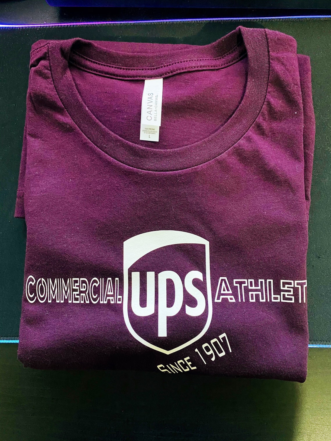 UPS United Parcel Service T Shirt commercial athletes Etsy
