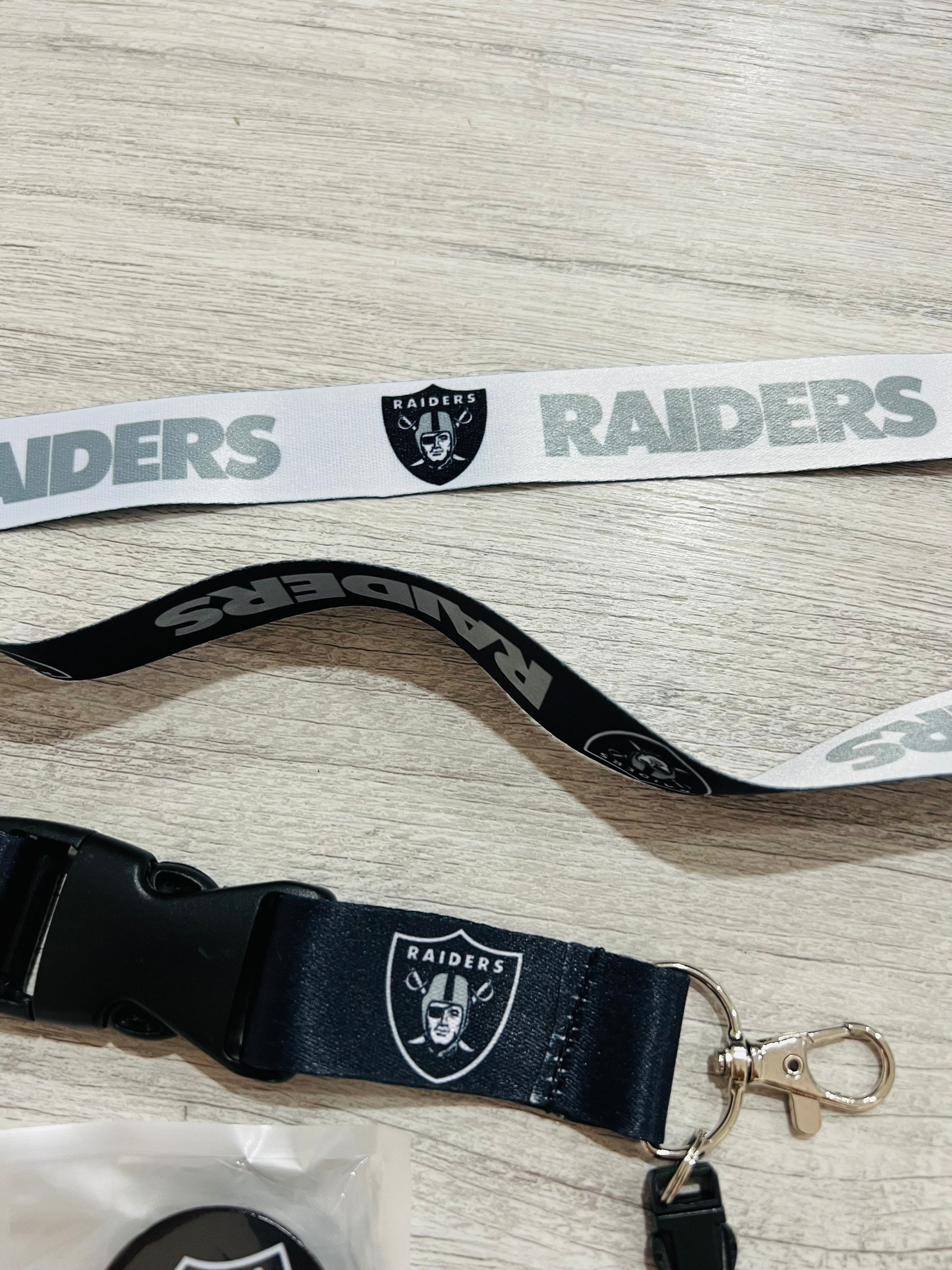Oakland Raiders Carabiner Keychain With Bottle Opener - NFL Licensed Team Pride Accessory - View #4