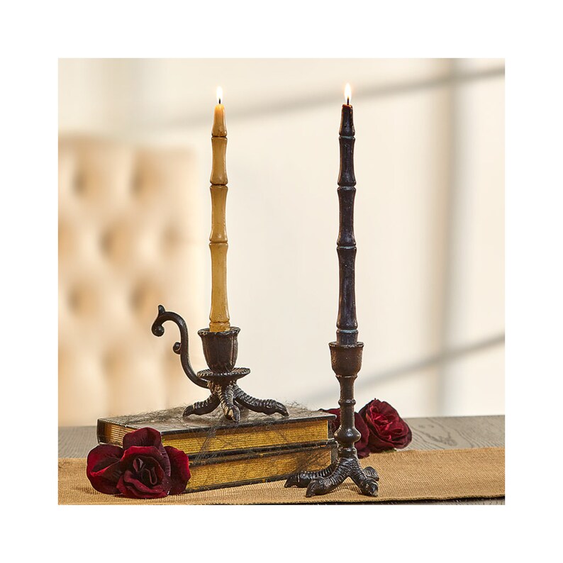 Creepy Halloween Taper Candles or Candleholders Perfect Etsy