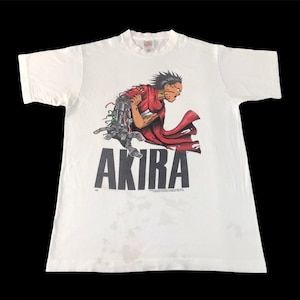 Rare Vintage 80s Akira 1988 Katsuhiro Otomo Cyberpunk Tetsuo Kaneda Japanese Anime Manga Character Tee T-shirt Streetwear M Y1088J
