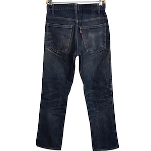 Jeans vintage anni '70 e '80 Levi's Strauss Orange Tab Indigo Denim Pantaloni da donna unisex Taglio dritto Taglia 27 American Designer Streetwear E195