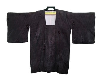 ¡¡¡Mega Venta!!! Vintage Noragi Kimono Hanten Jinbei Japonés Haori Happi Chaqueta Tomesode Patrón B1042
