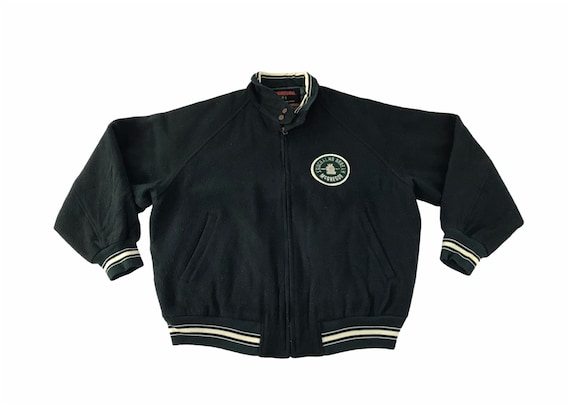 Vintage Mcgregor Simple Varsity Jacket Wool Sleeve Quilted Padded 