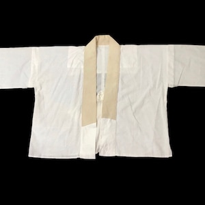 ¡¡¡Mega Venta!!! Vintage Noragi Kimono Hanten Jinbei Japonés Haori Cardigan Happi Chaqueta Blanca B083