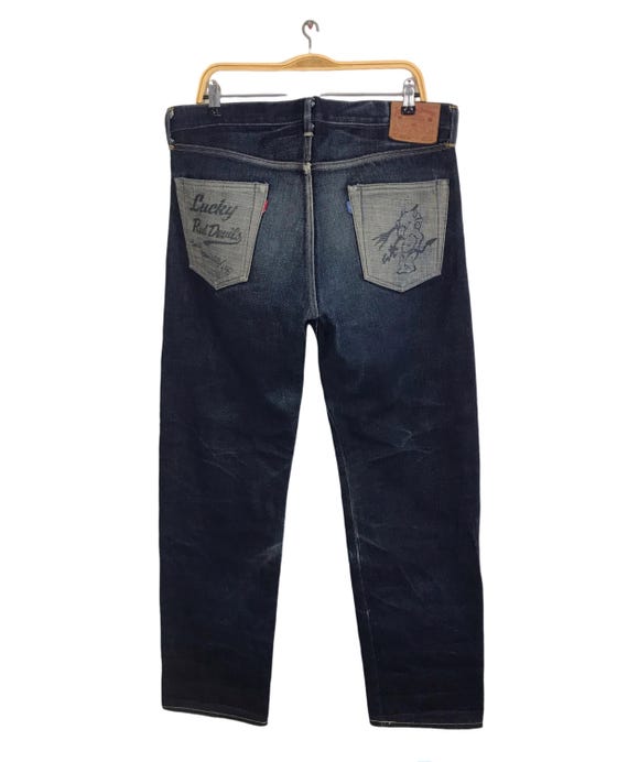 Ted Company デニムパンツ Vintage Ted Company Lucky Devil Jeans Dark Indigo Denim Jeans