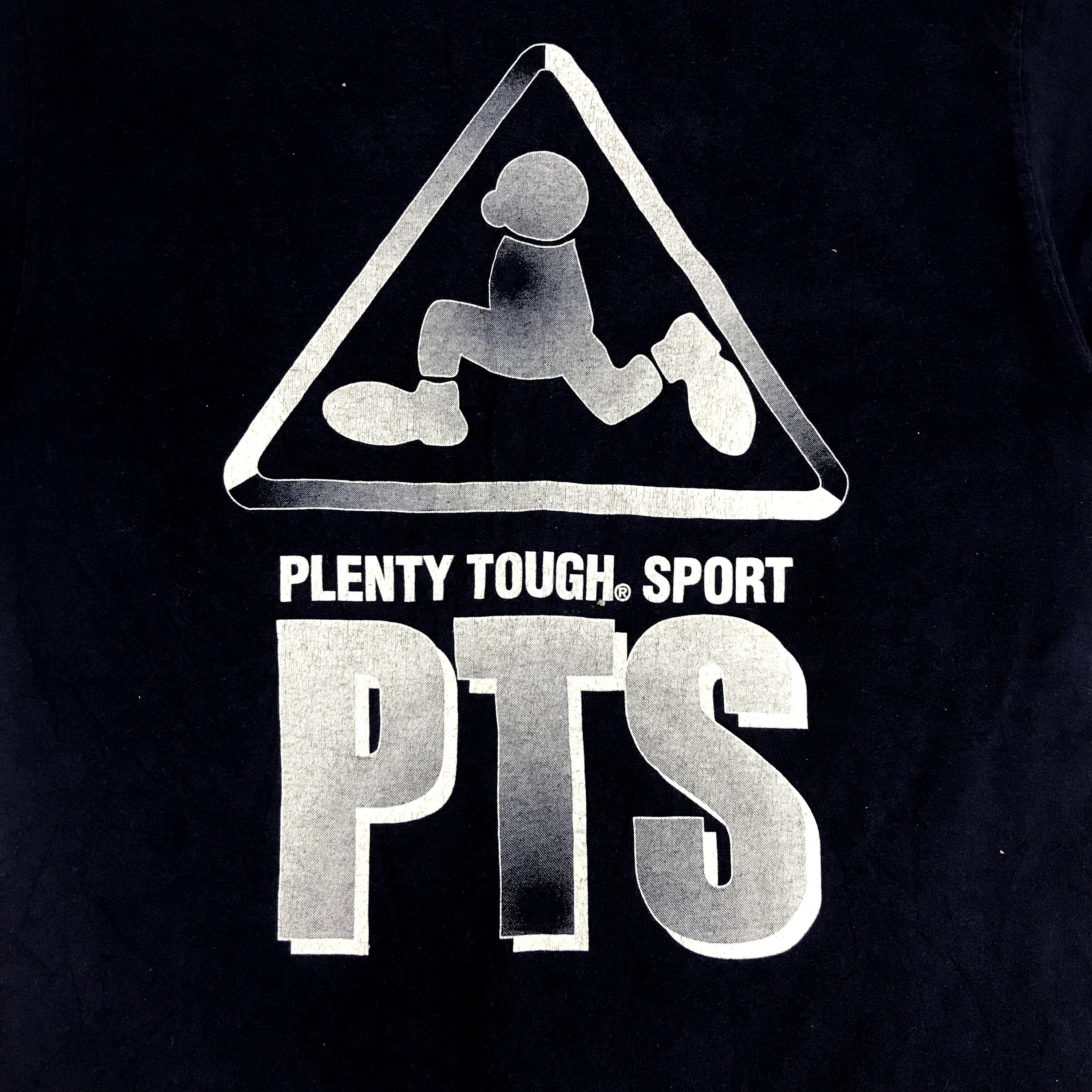 Vintage 90s Plenty Tough Sport PTS Usw Big Logo Tee T-shirt
