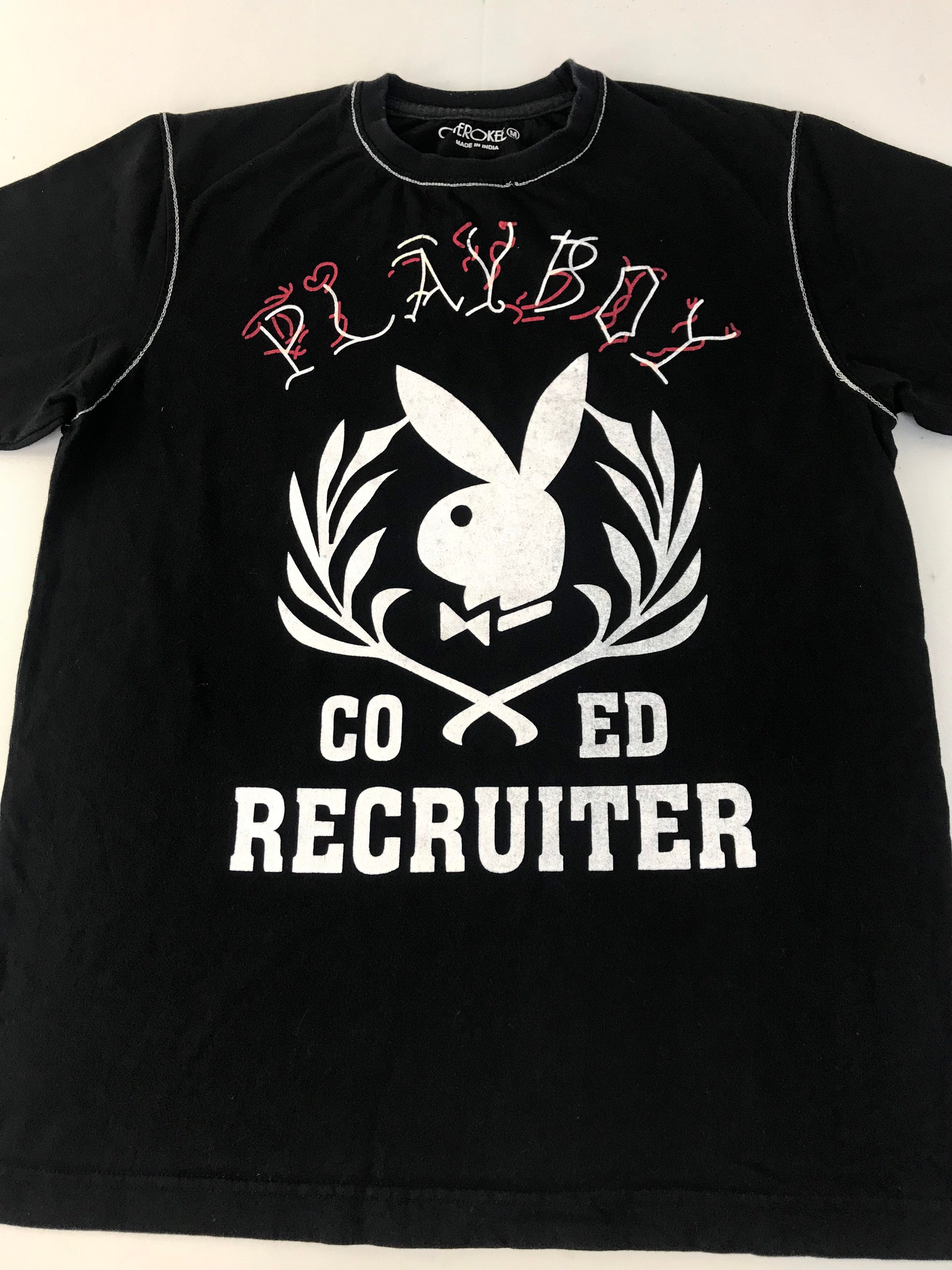 Vintage Playboy X Cherokee Collaboration Brand Big Bunny Head