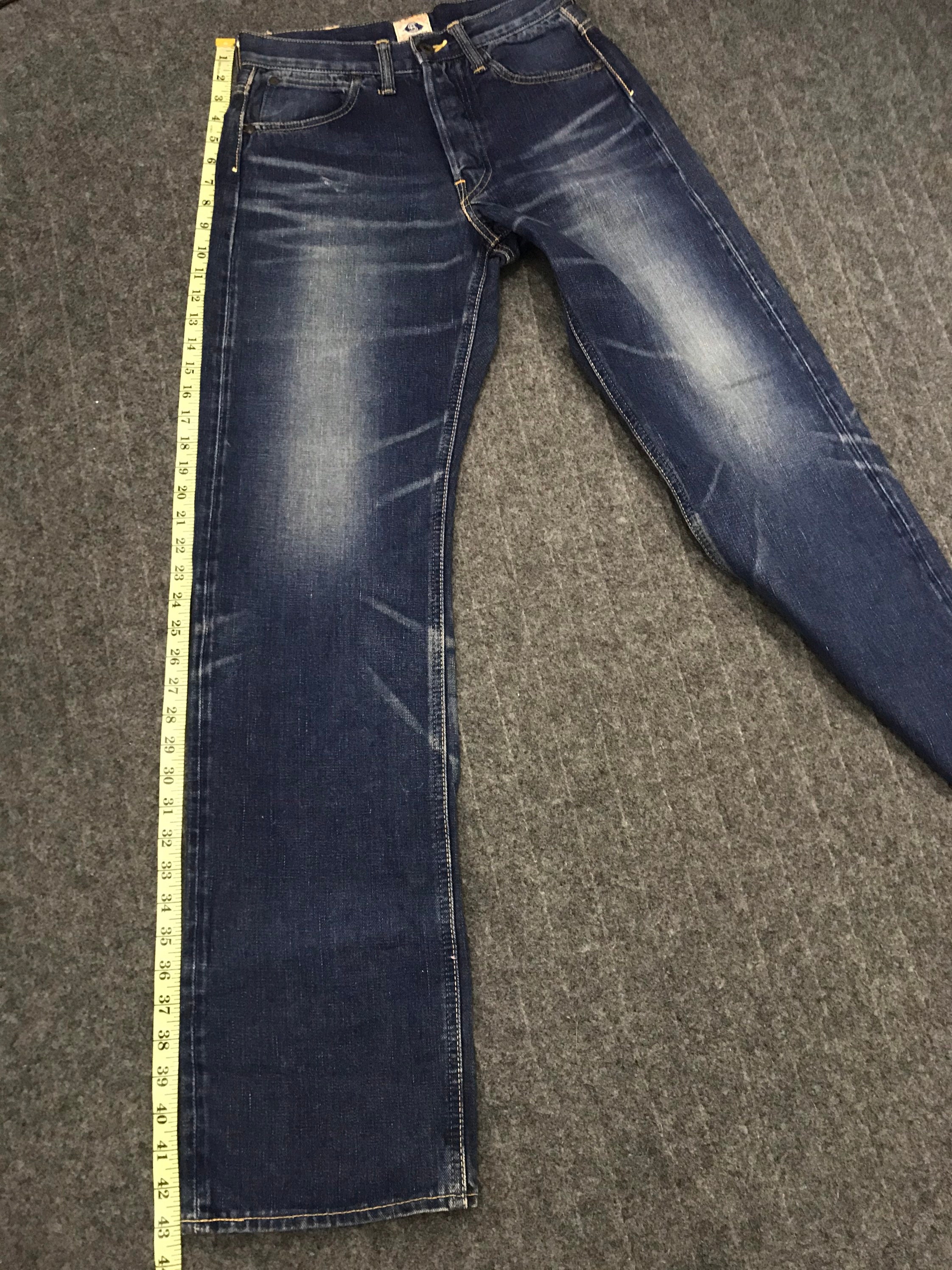 Vintage Pherrow's Bros Stormy Blue Selvedge Indigo Denim