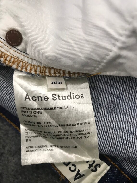 Vintage Acne Studios Italian Designer Denim Jeans… - image 4