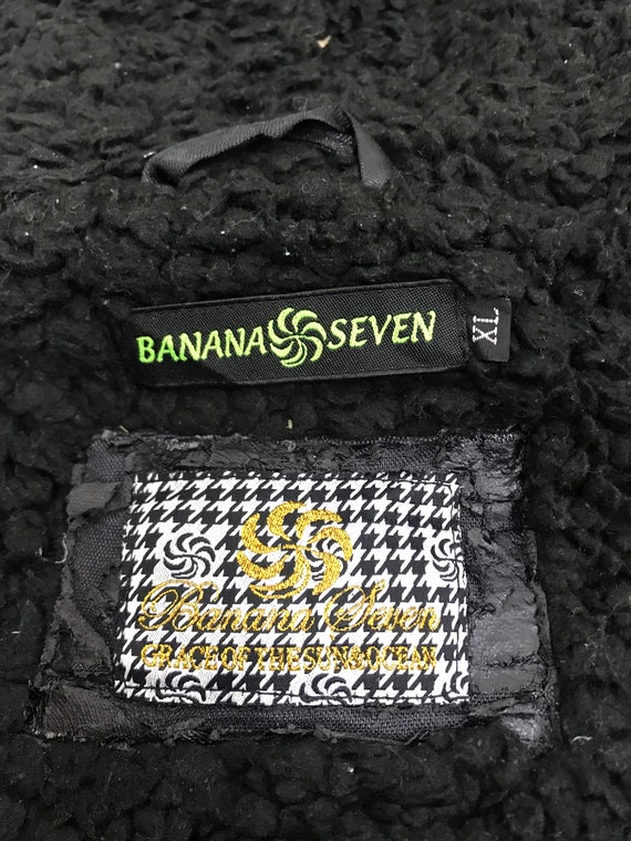 Vintage Style Banana Seven Hoodie Sweatshirt Sher… - image 4