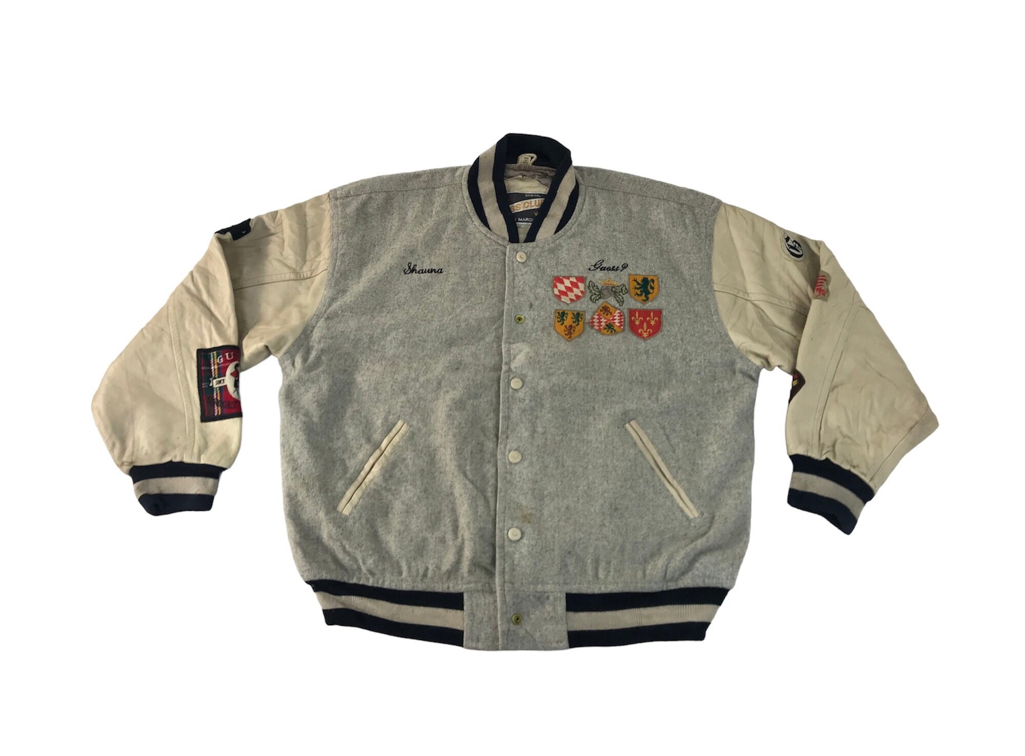Guess Varsity Jacket Etsy Ireland