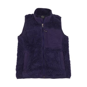 Vintage Bulky Fleece Vest Padded Jacket Uniqlo Inspired Designer Streetwear Japanese Brand Athletic Sportswear Fits Size S Y480