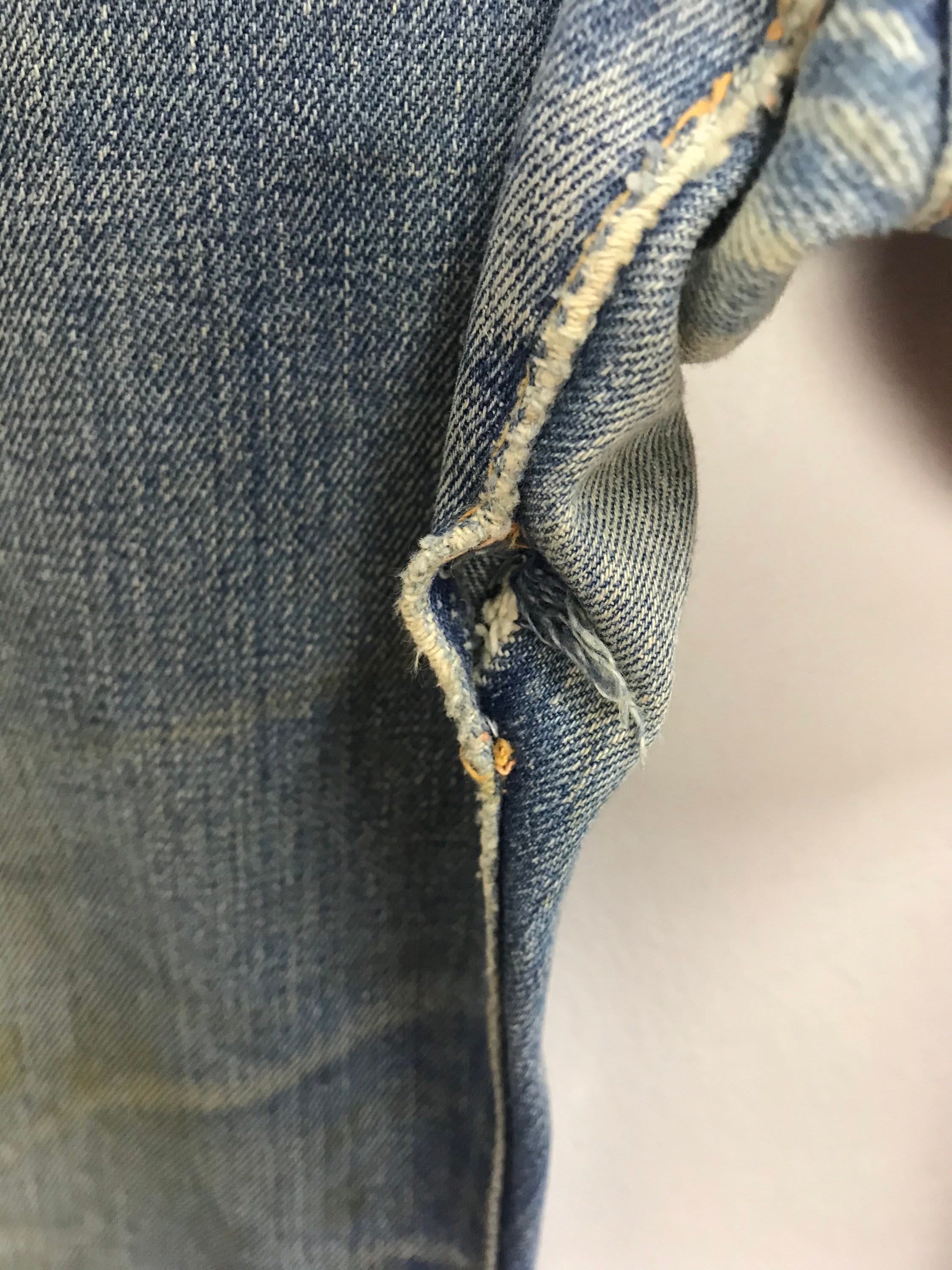 Vintage 70s 80s Western Scovill Brass Zipper Denim Jeans