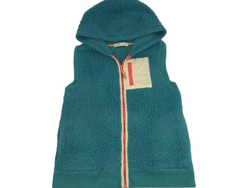 Vintage Sospita Fleece Sherpa Vest Jacket Inspired Designer Streetwear Japanese Brand Sleeveless Unisex Y328 Fits S M