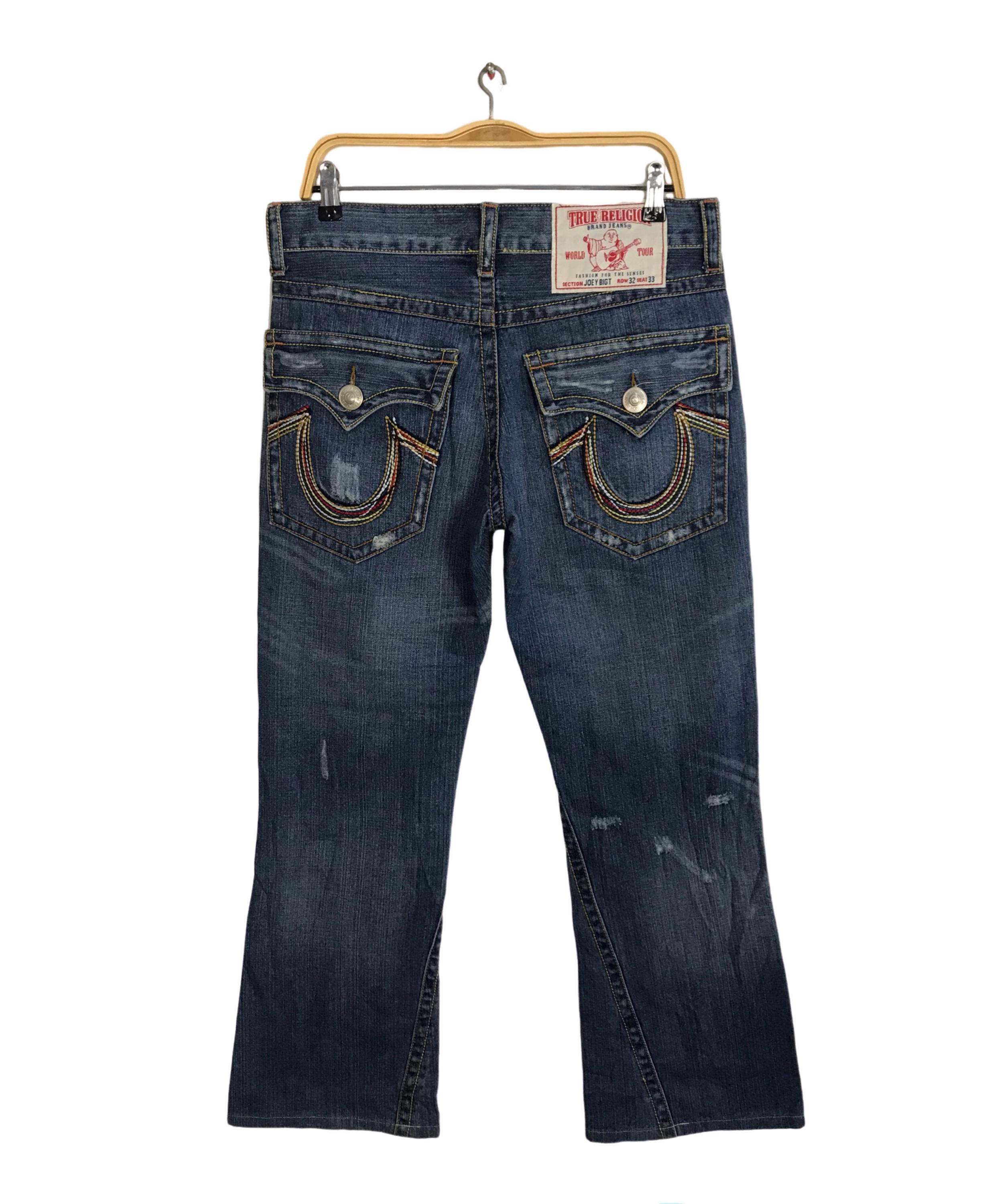 USA TRUE RELIGION デニム ヴィンテージ インディゴ joey Vintage True Religion Joey Big T Usa Flaps Pocket Design