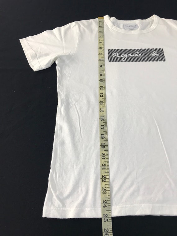 Hype Vintage Agnes B Homme Paris Box Logo Printed Tee T Hype Vintage Agnes B Homme Paris Box Logo Printed Tee T