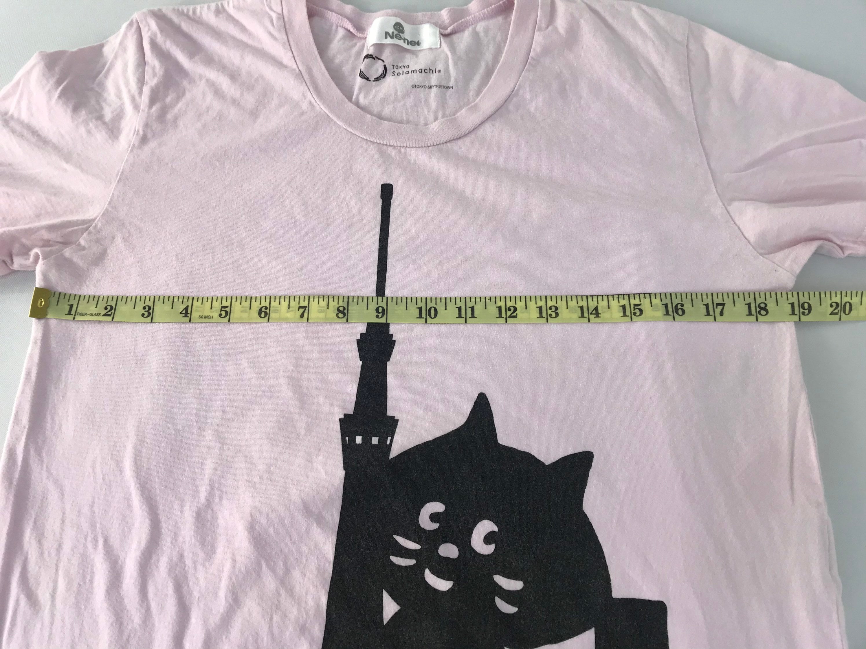 Vintage Ne-net Issey Miyake Tokyo Solomachi Cat Printed Tee Vintage Ne-net Issey Miyake Tokyo Solomachi Cat Printed Tee