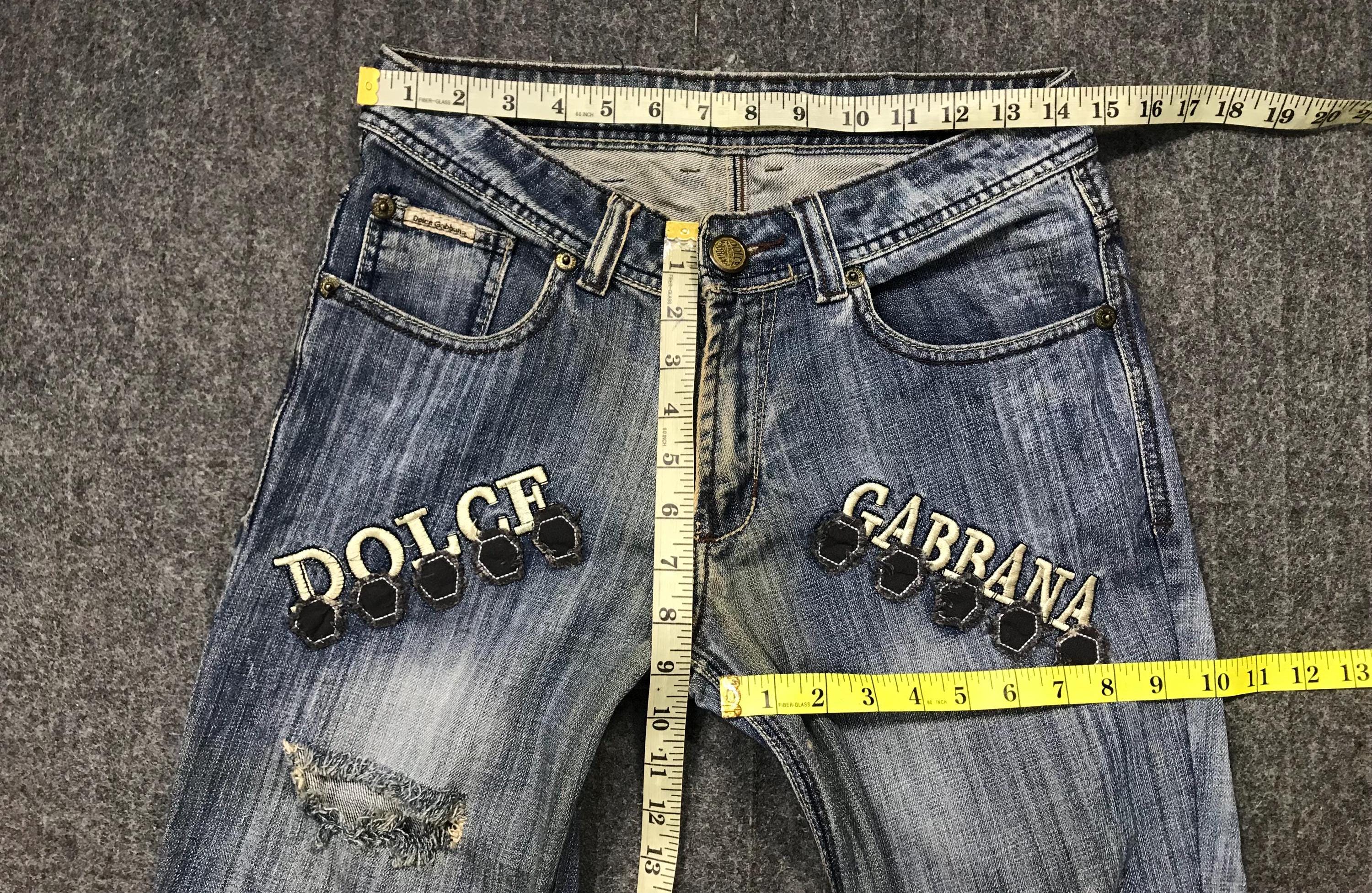 Vintage Dolce & Gabbana Italy Jeans Denim Jeans Pant Embroidery