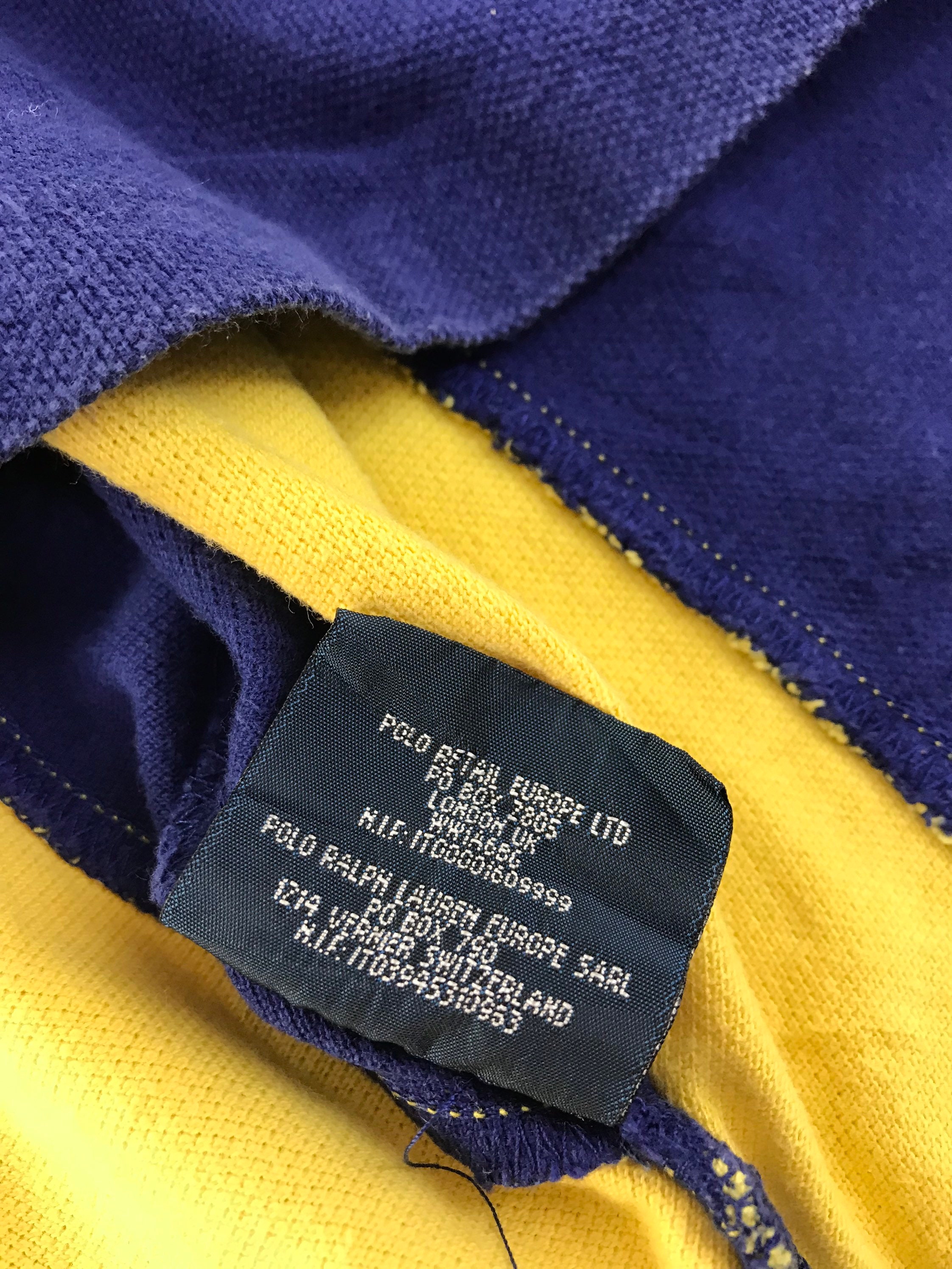 Vintage Polo Ralph Lauren #3 Embroidery Logo Big Pony Tee T-shirt Polo ...