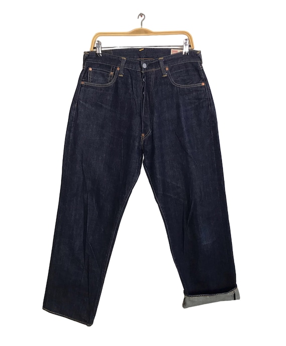 EVISU☆yamane ジーンズ　No.2　20 Vintage Evisu No 2 Yamane Cotton Dark Indigo Denim Selvedge Jeans