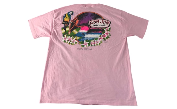 Vintage 80s 1986 Ron Jon Surf Shop Cocoa Beach Hawaii by Hanes Usa