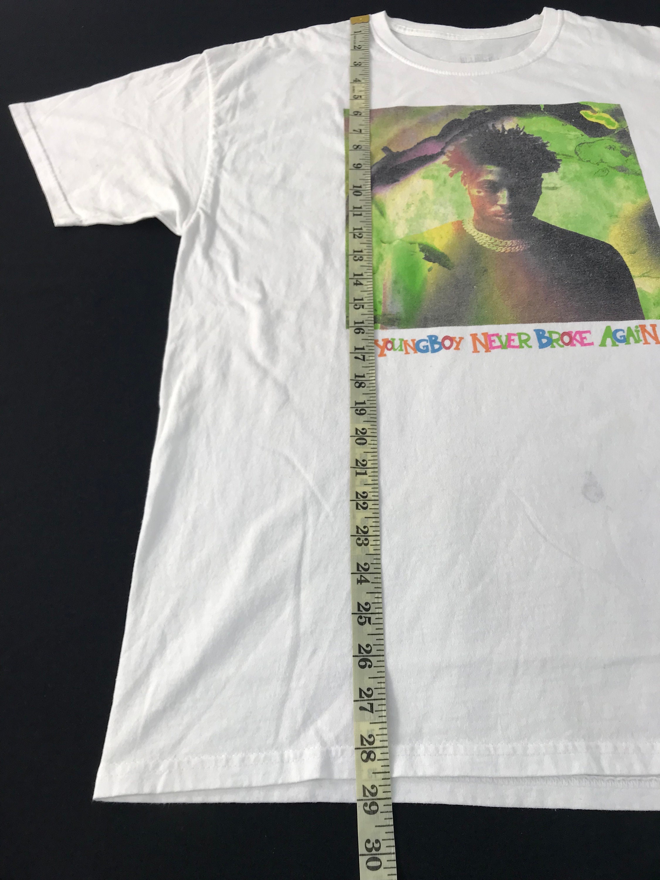 Vintage NBA Youngboy Never Broke Again American Rapper Box Logo 