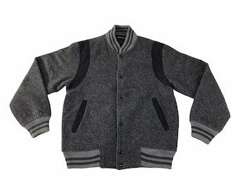 Vintage Varsity Jacket Van Jac American Football Team Heavy Wool
