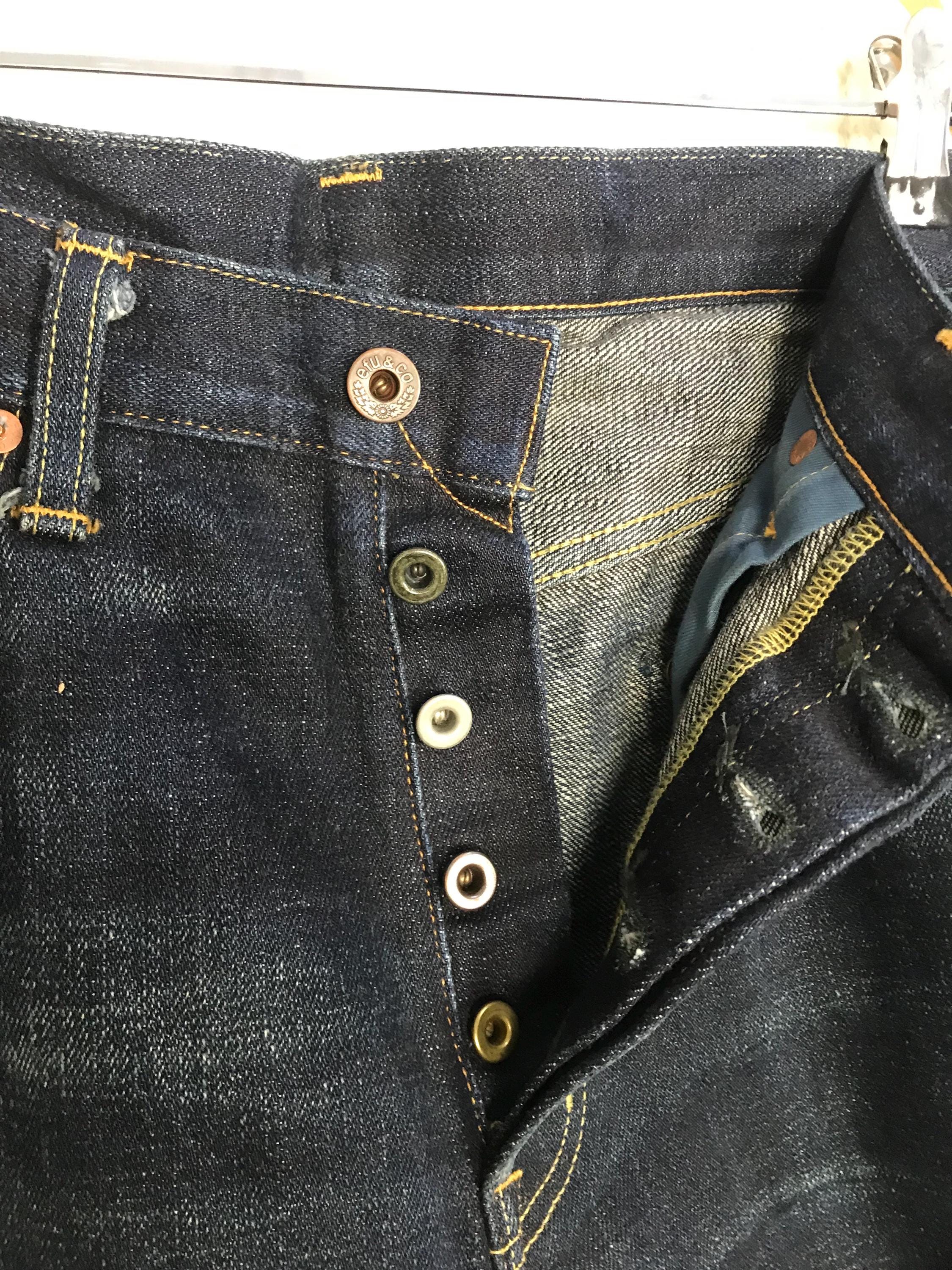 Vintage Ted Company Lucky Devil Jeans Dark Indigo Denim Jeans
