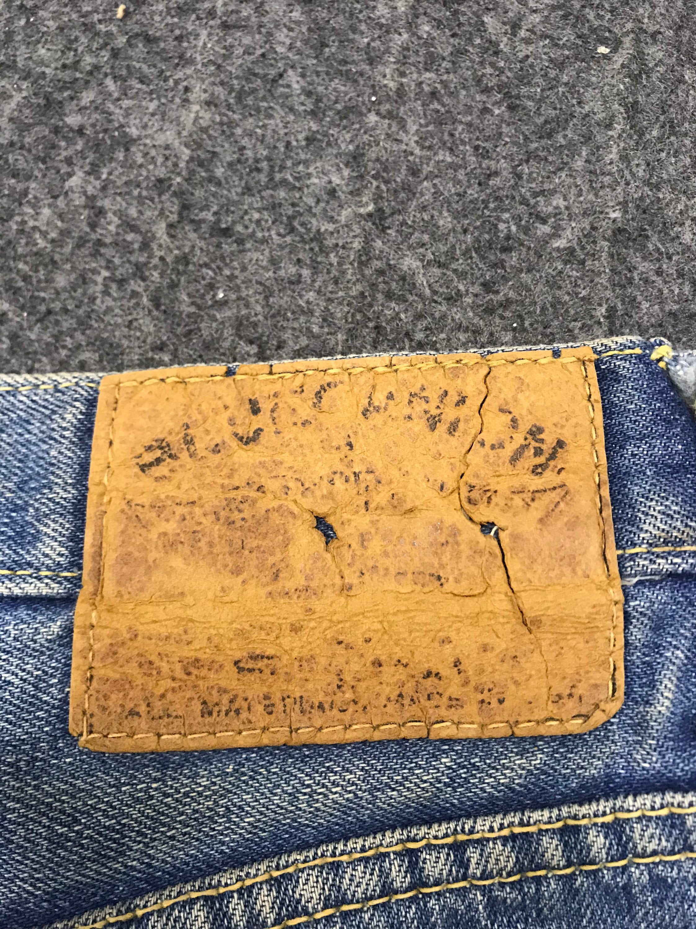 Vintage 70s 80s Western Scovill Brass Zipper Denim Jeans Pants