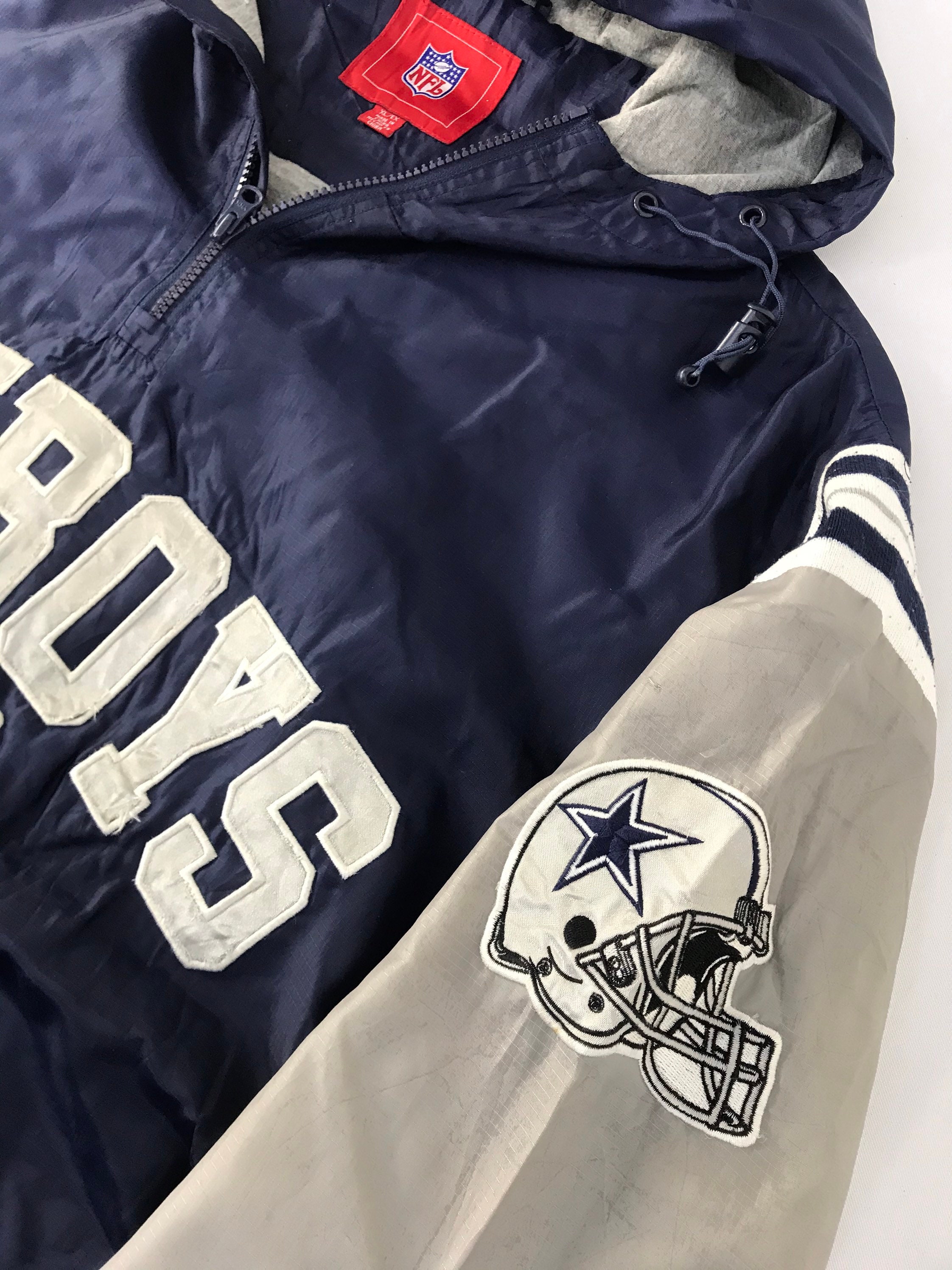 ヴィンテージ NFL カウボーイズ ダラス ハーフジップ フード付き