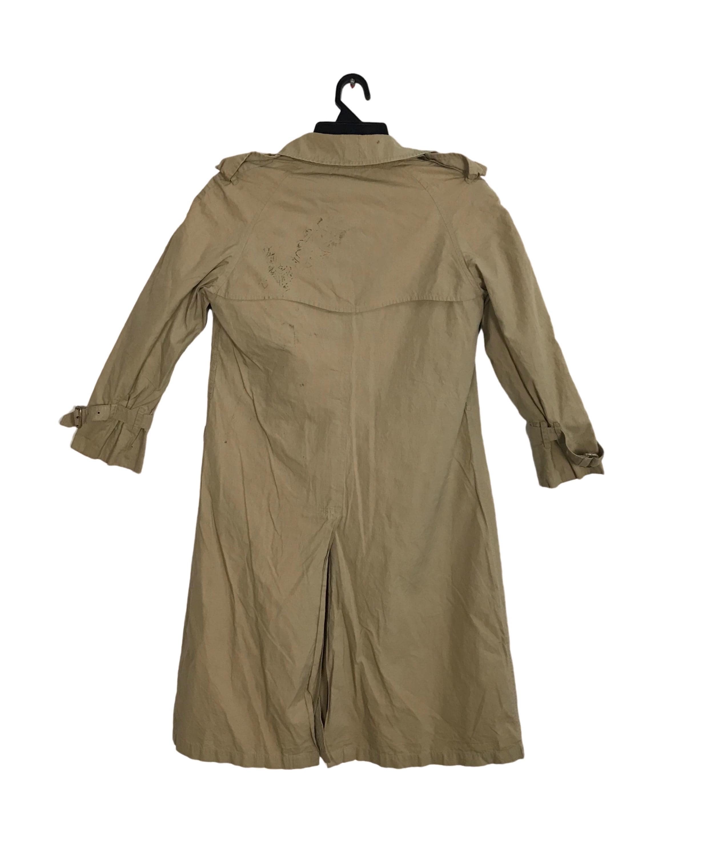 Vintage 90s Burberrys London for Maruzen Tokyo Trench Coat Jacket