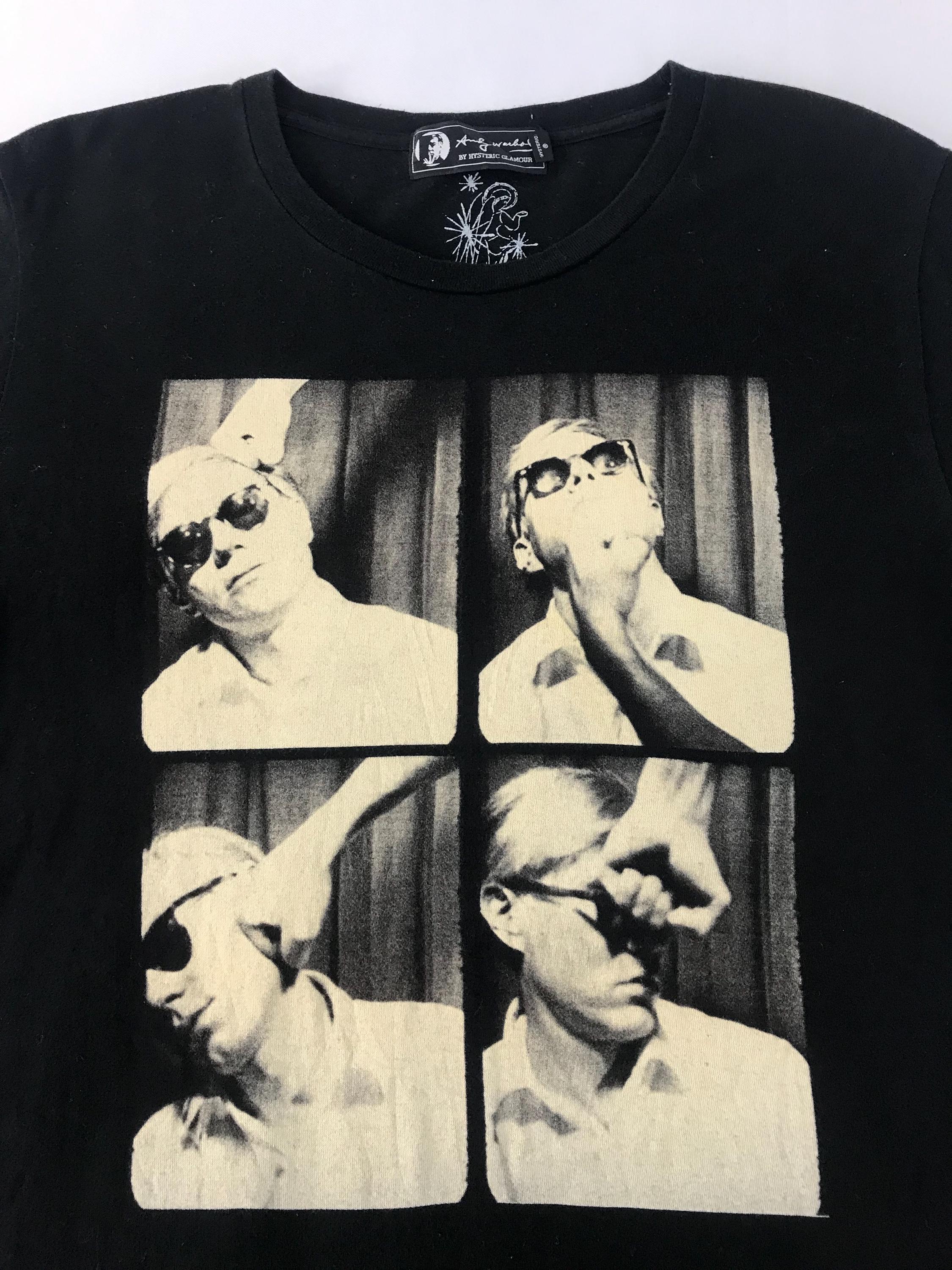 Vintage Style Andy Warhol X Hysteric Glamour Longsleeve Tee T