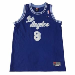 Rare Vintage Nike Team Kobe Bryant Los Angeles Lakers NBA Jerseys Tank Top T-shirt Unisex Wear Streetwear Fits Size M C453j