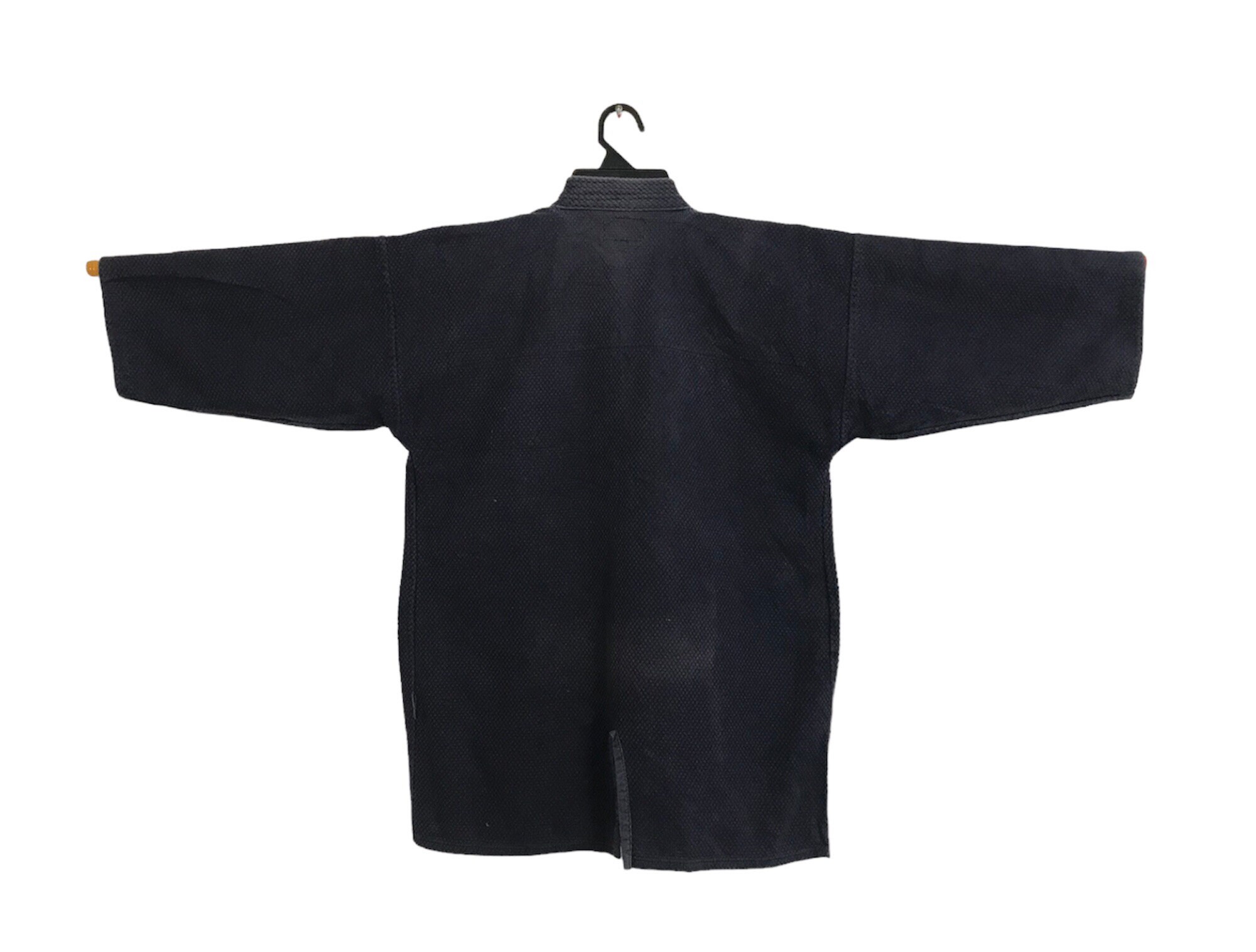 Sashiko Indigo Denim Kimono Japanese Traditional Noragi Haori Hanten ...