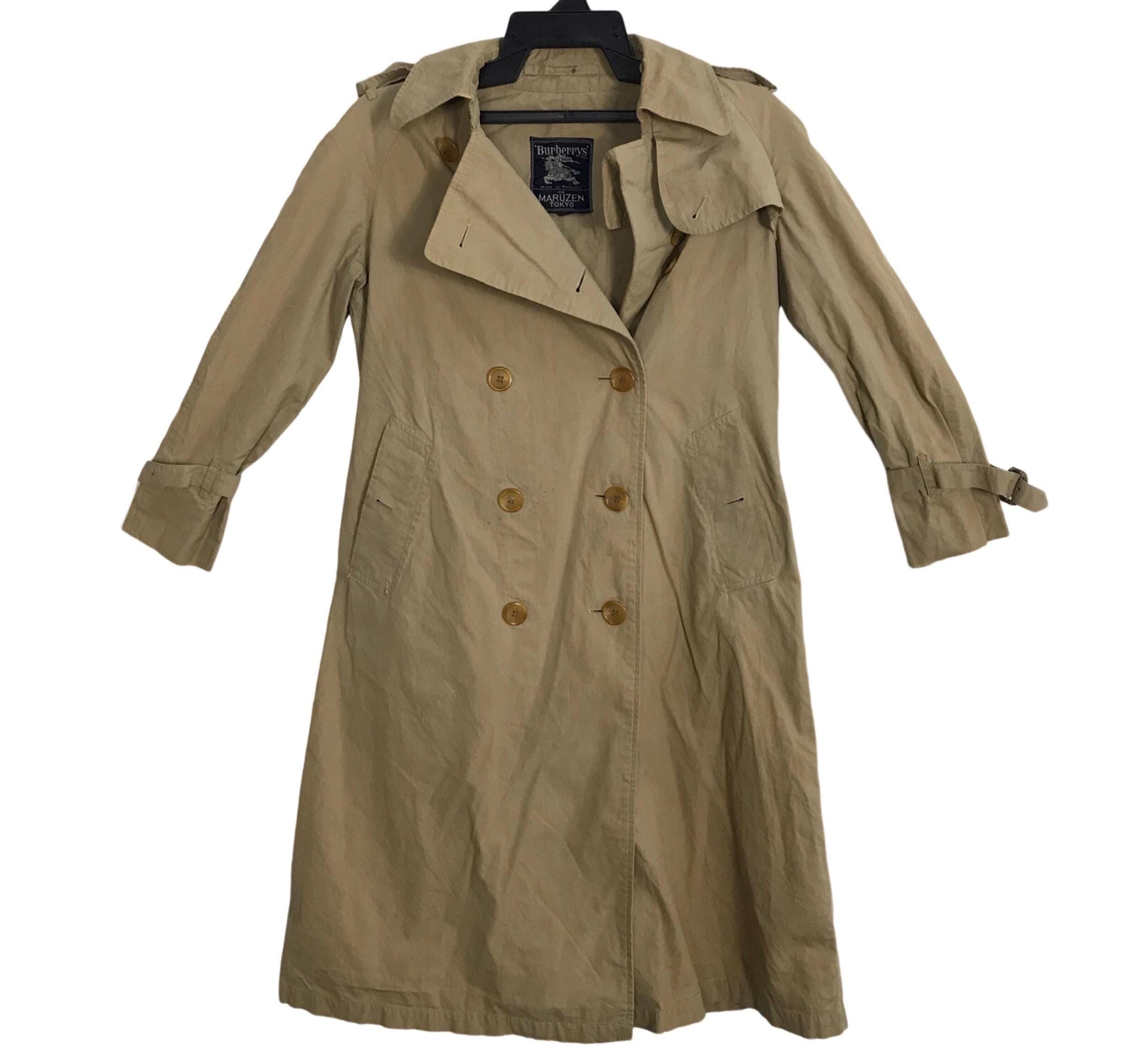 Vintage 80s 90s Burberrys London Made in England for Maruzen Tokyo