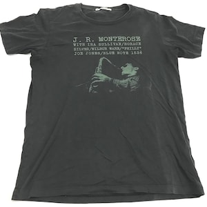 Maglietta Uniqlo X J. R. Monterose, sassofonista americano, artista, stampata, ispirata al designer, unisex, streetwear, taglia M S i325