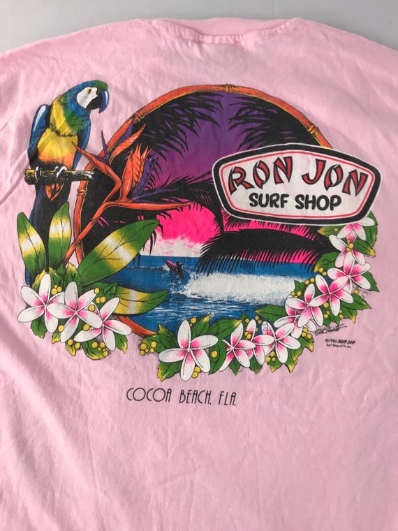 Vintage 80s 1986 Ron Jon Surf Shop Cocoa Beach Hawaii by Hanes Usa