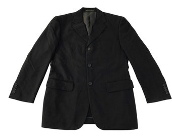 Vintage Kansai Yamamoto Homme Blazer Coat Jacket Simple Design Work Wear Inspired Designer Unisex Wear Fits Size M YA856