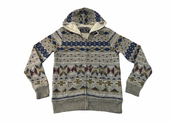 Aztec fleece hoodie sale
