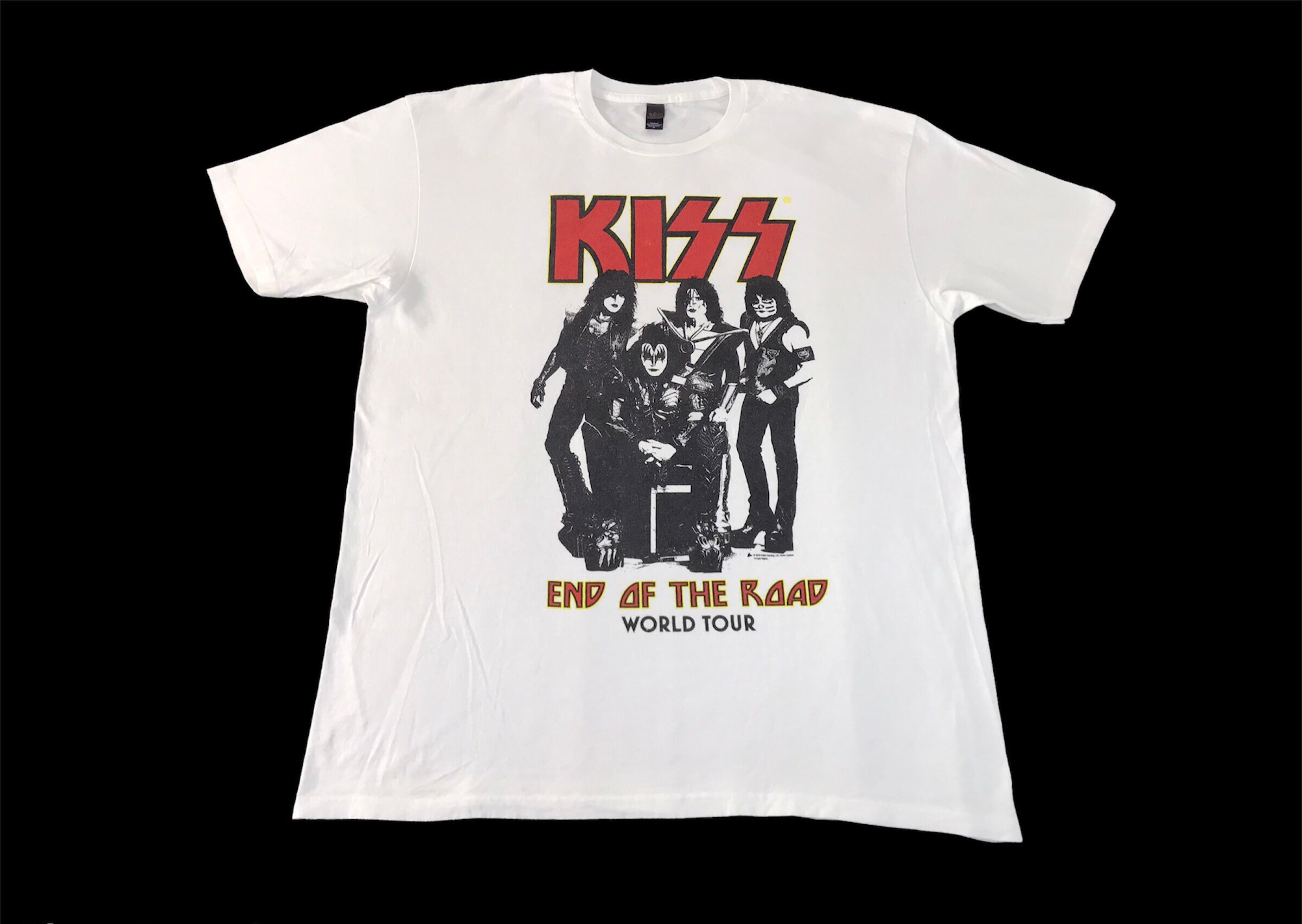 kiss end of the road tour t-shirt 2023 st. louis