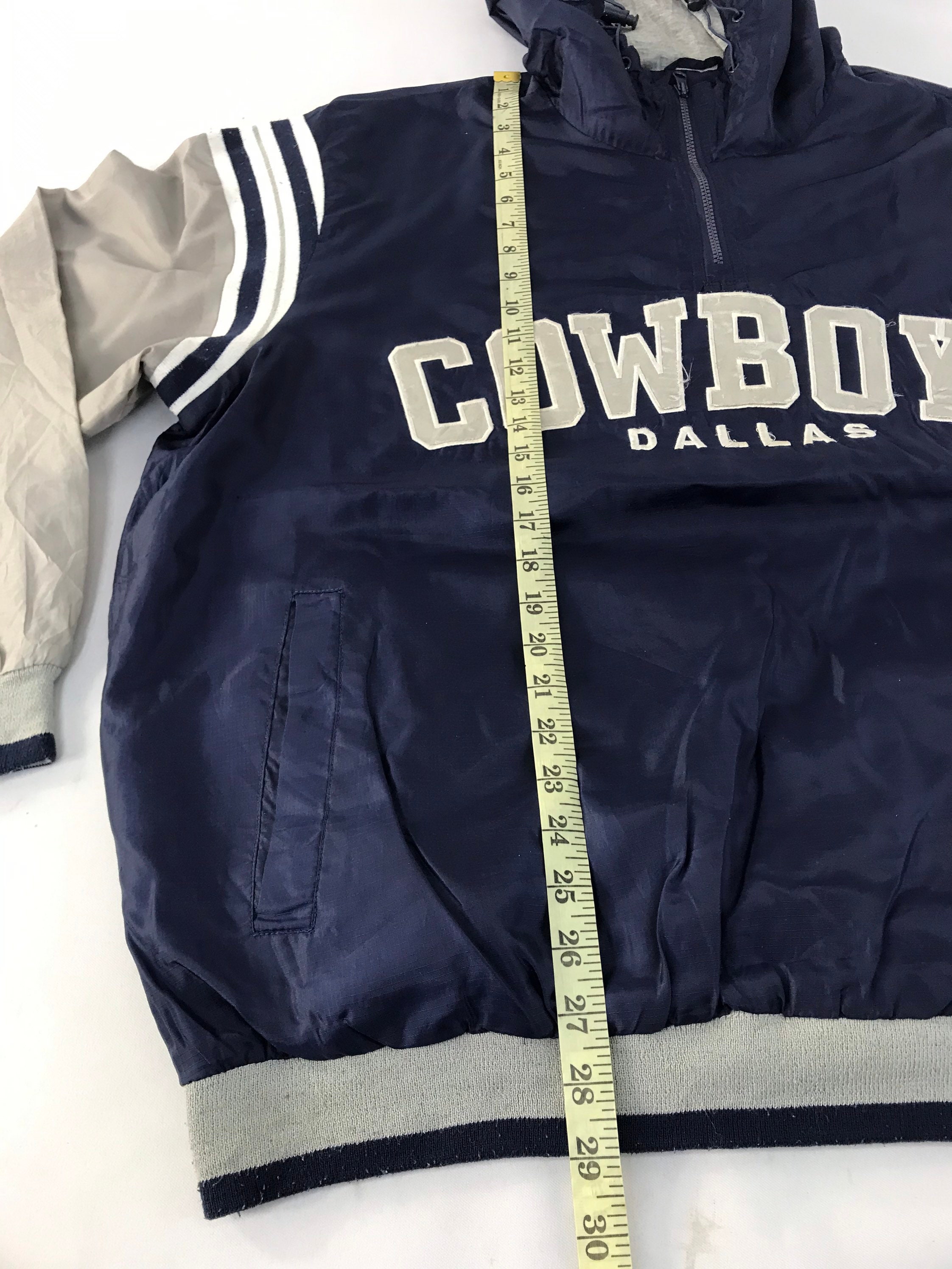 ヴィンテージ NFL カウボーイズ ダラス ハーフジップ フード付き