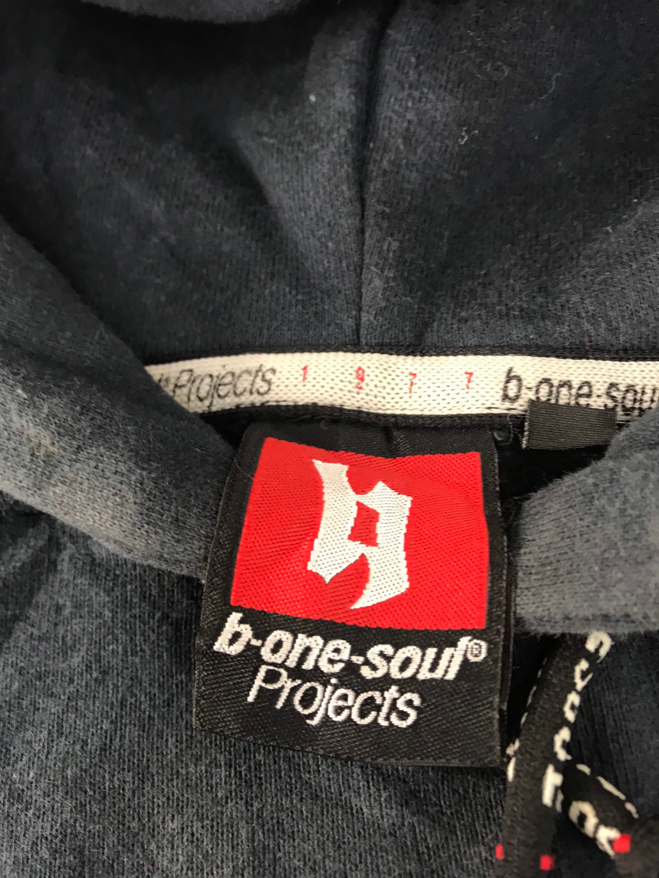Vintage B One Soul Projects Big Logo Hoodie Sweatshirt Pull Over