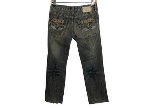 Vintage Robin Robin's Jeans California Distressed Spike Art