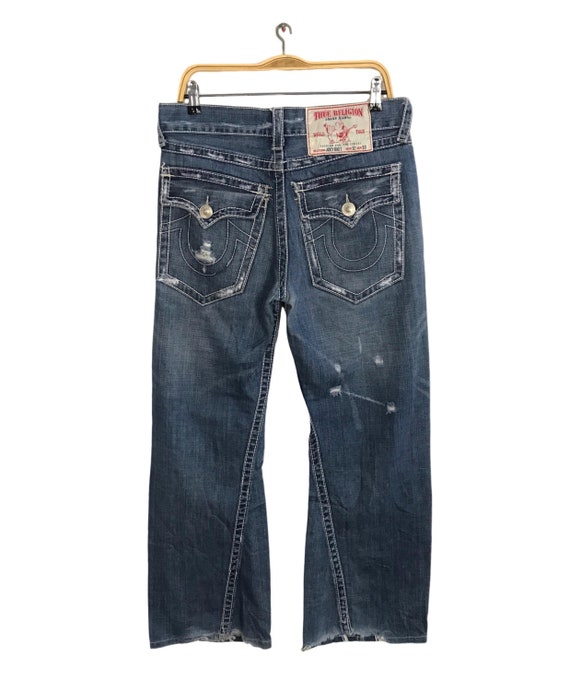 true religion joey ストレートデニム 32インチ swag Vintage True Religion Joey Big T Usa Flaps Pocket Design Zipper