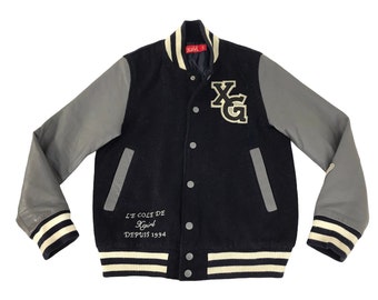 Vintage 90s Varsity Jacket Ixi:z Right Staff Japanese Fashion
