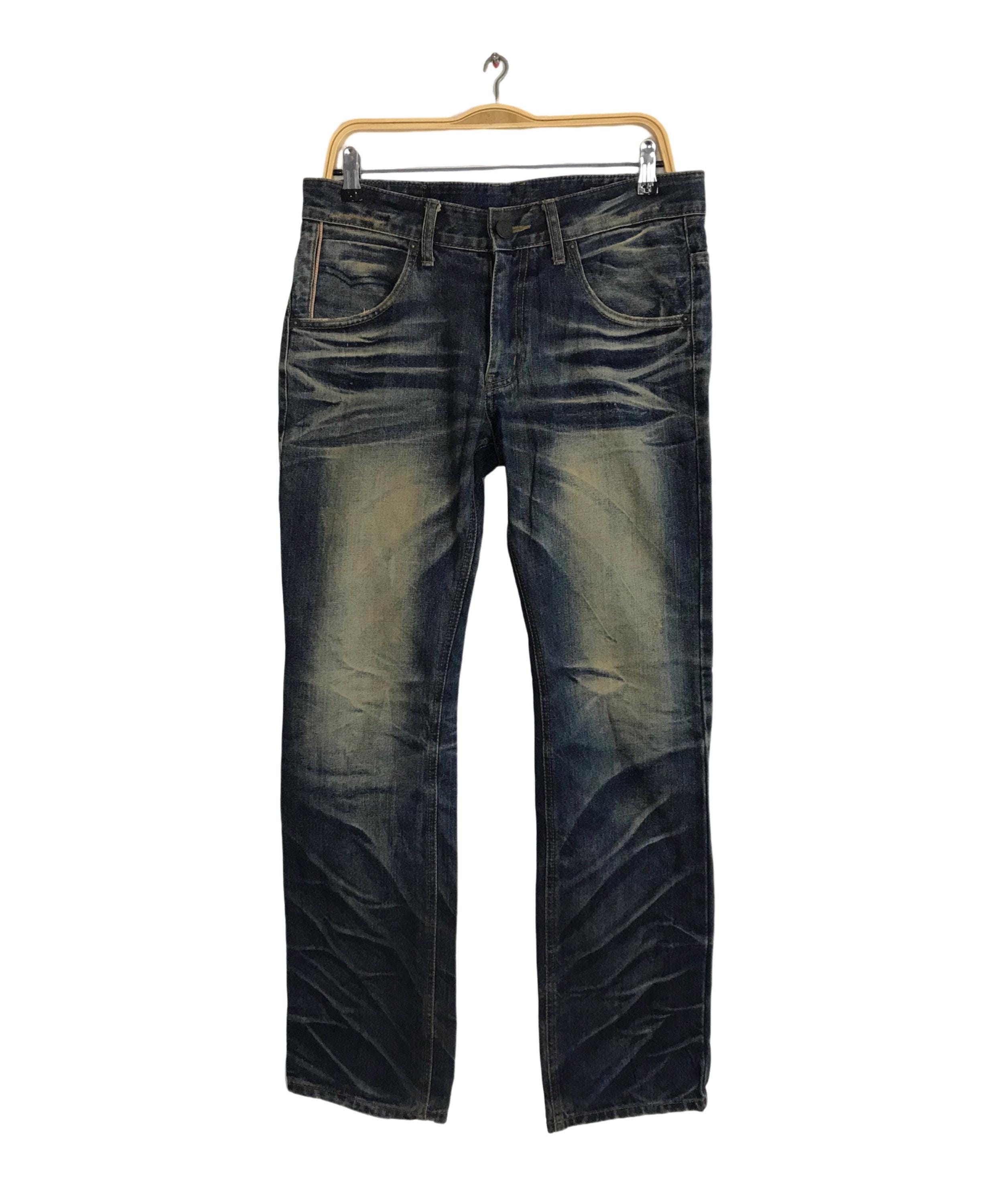 Vintage Japanese Brand Dpsr Denim People Republic Whisker Indigo