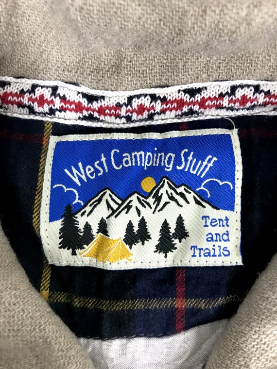 Vintage 90s West Camping Stuff Tent And Trails Bu… - image 4